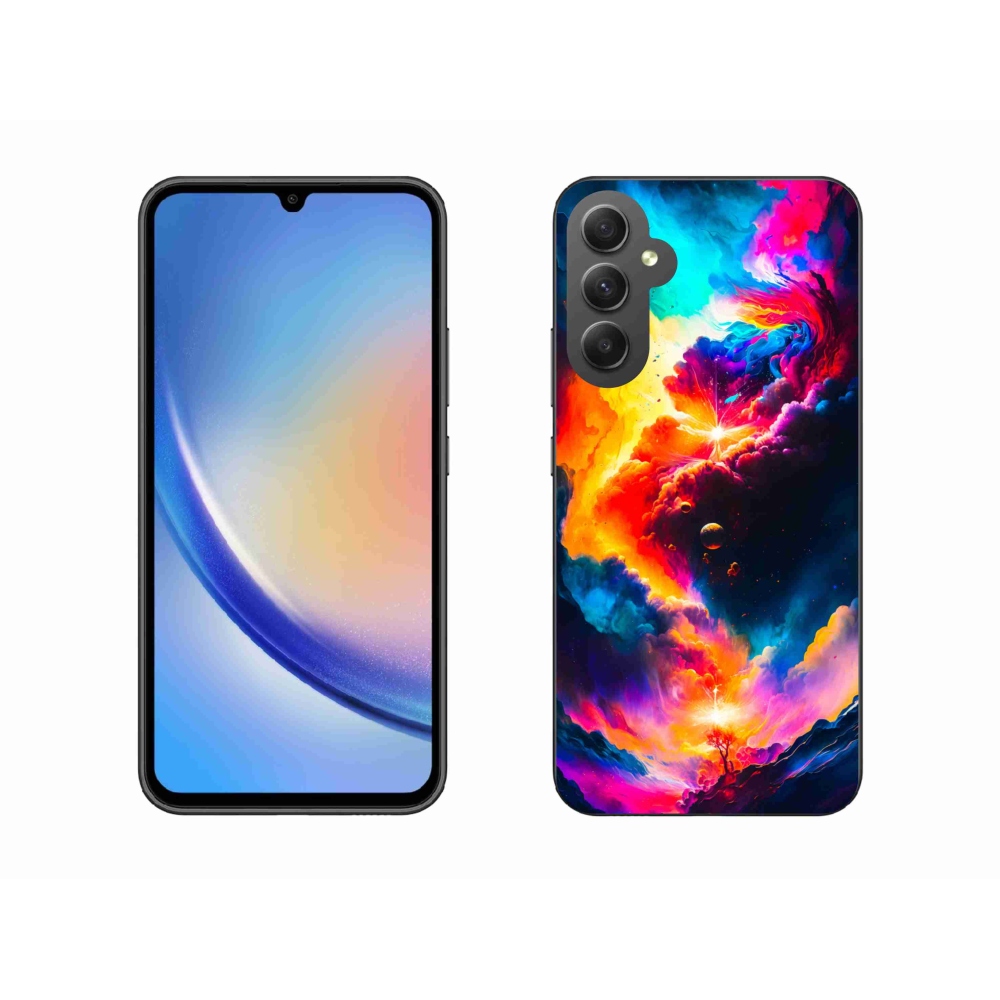 Gél borító mmCase Samsung Galaxy A34 5G - absztrakt motívumhoz