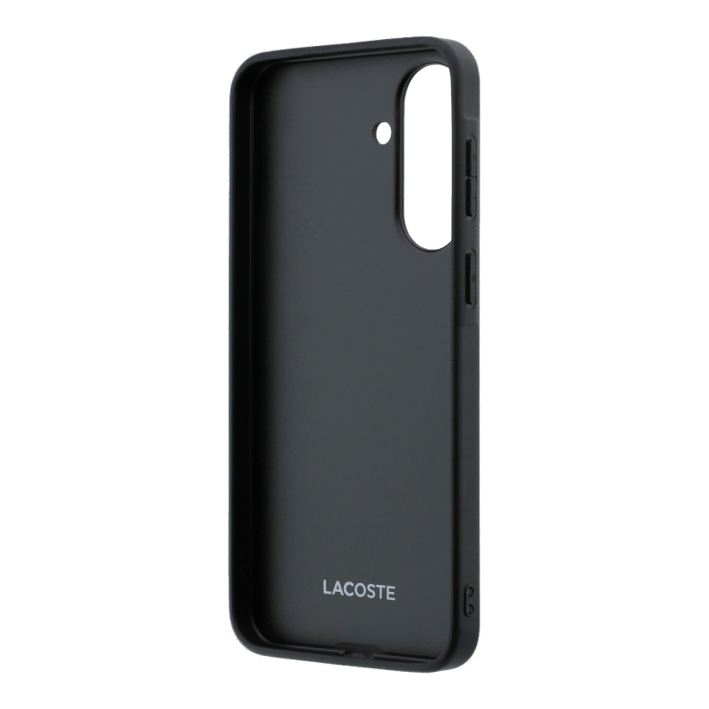 Lacoste Iconic Petit Pique Woven Logo MagSafe hátlap a Samsung Galaxy A37 készülékhez Fekete