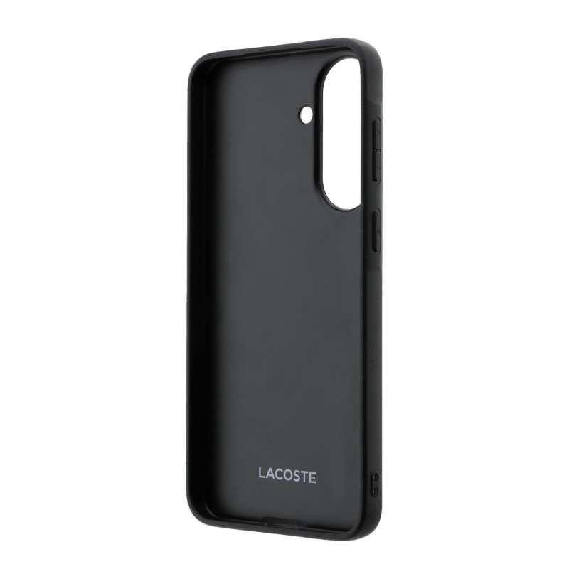 Lacoste Iconic Petit Pique Woven Logo MagSafe hátlap a Samsung Galaxy A57 készülékhez Fekete