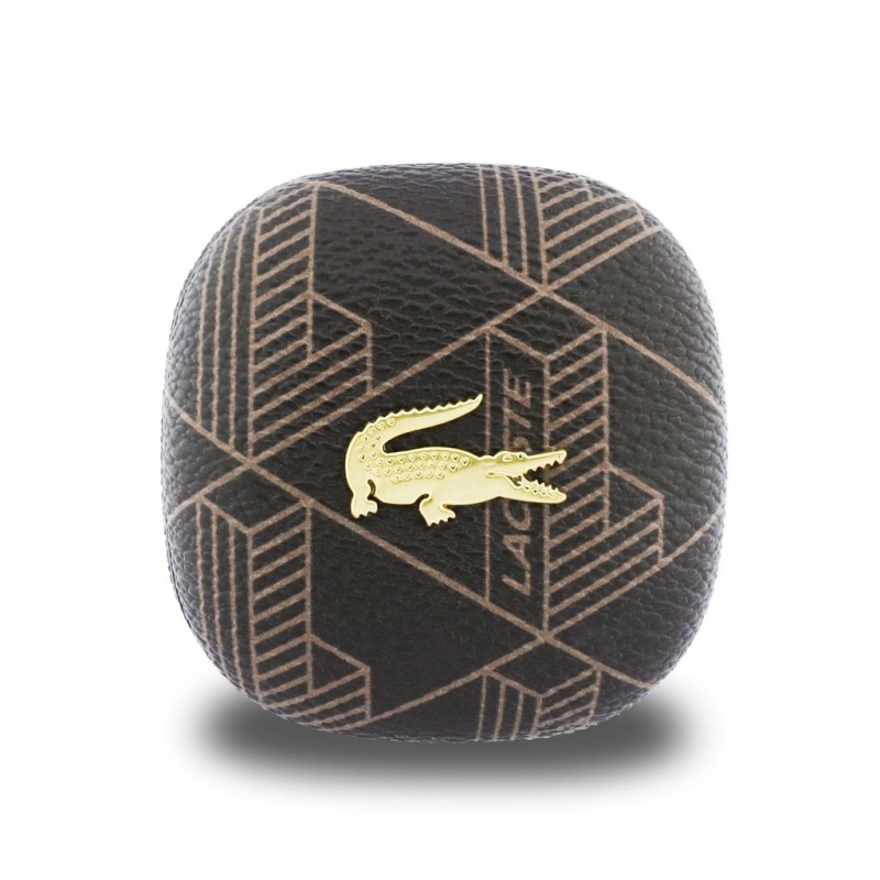 Lacoste Monogram Blend ANC/ENC TWS vezeték nélküli fülhallgató, barna