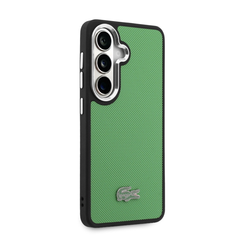 Lacoste Petit Pique fém logós mágneses hátlap Samsung Galaxy S26+ Estragon zöld