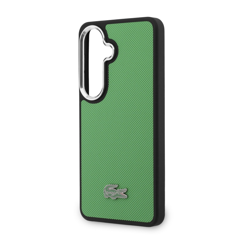 Lacoste Petit Pique fém logós mágneses hátlap Samsung Galaxy S26+ Estragon zöld