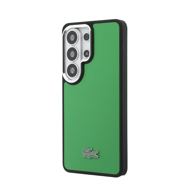 Lacoste Petit Pique fém logós mágneses hátlap Samsung Galaxy S26 Ultra Estragon Zöld