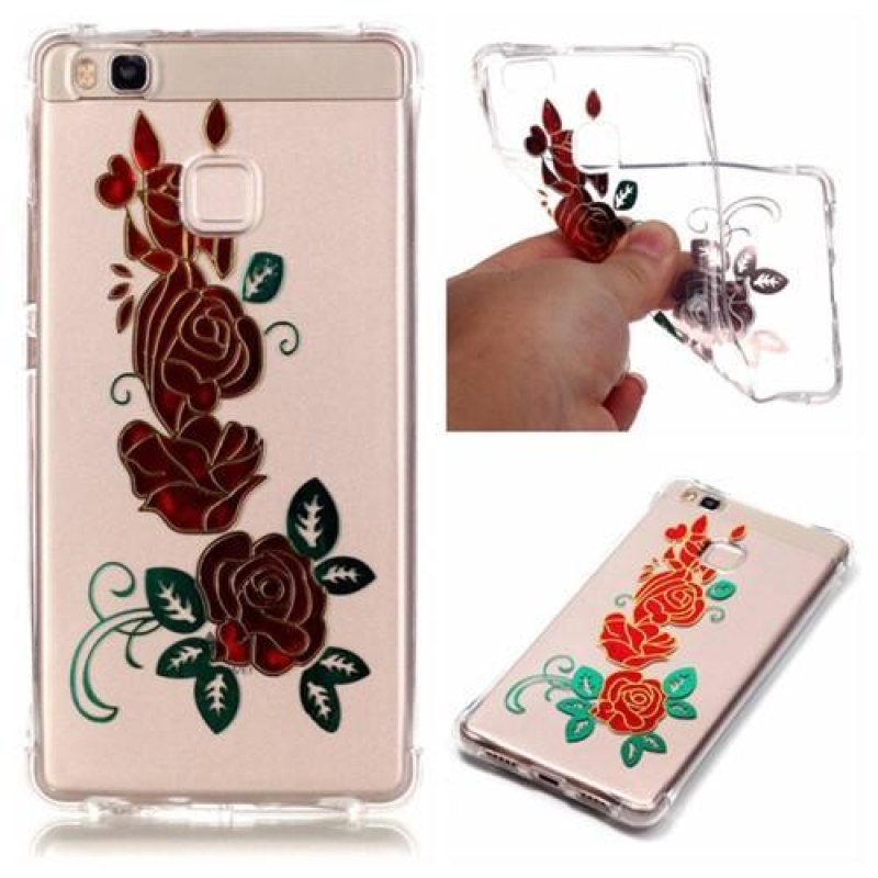 Lacqe zselés tok Huawei P9 Lite-hoz - rózsaszínű