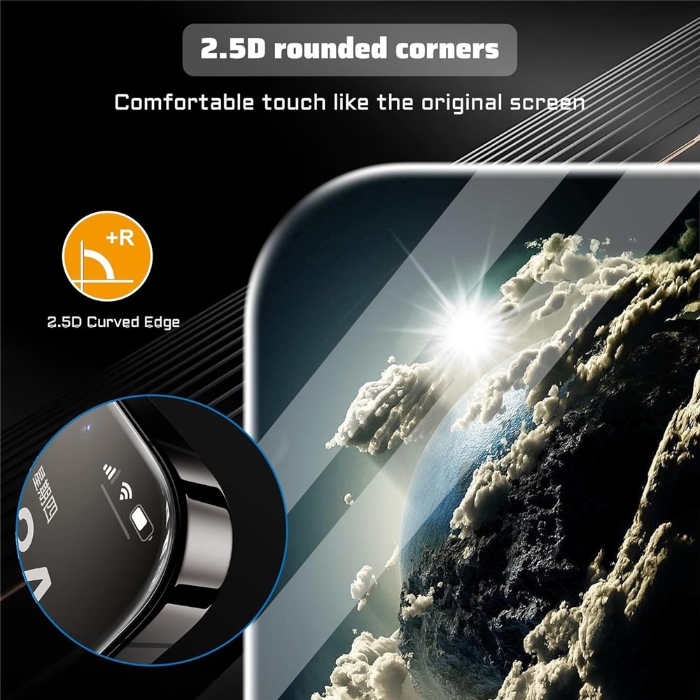 Arc átlátszó zselés tok + 2.5D edzett üveg Samsung Galaxy S25 FE - átlátszó