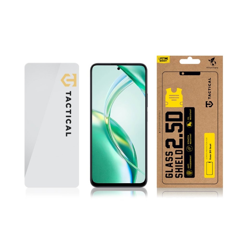 Taktikai üvegpajzs 2.5D üveg a Honor 200 Smart Clear számára