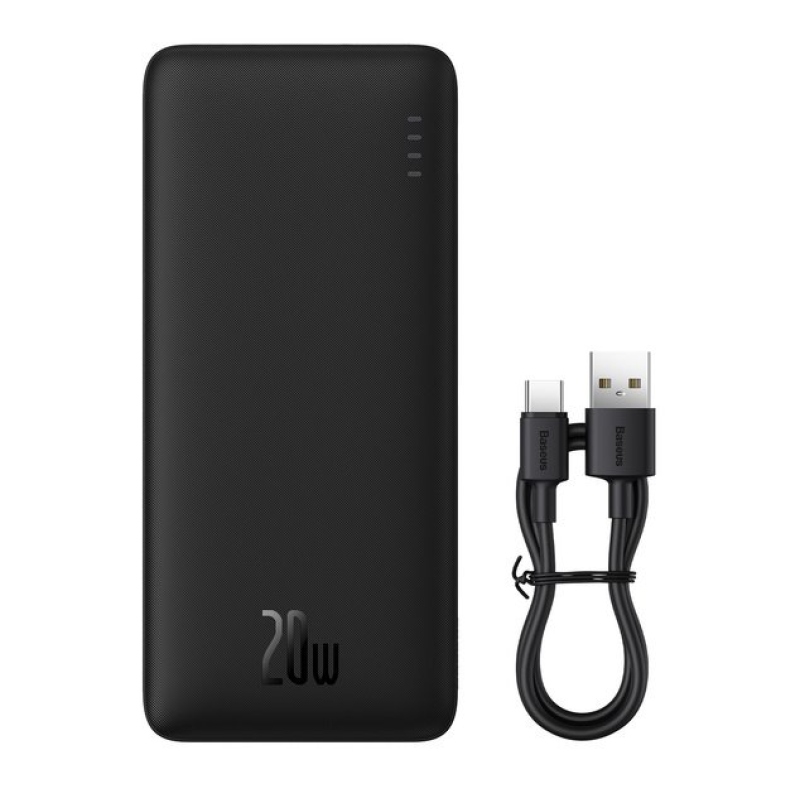 Baseus Airpow 20W gyorstöltős külső akkumulátor 20000mAh fekete