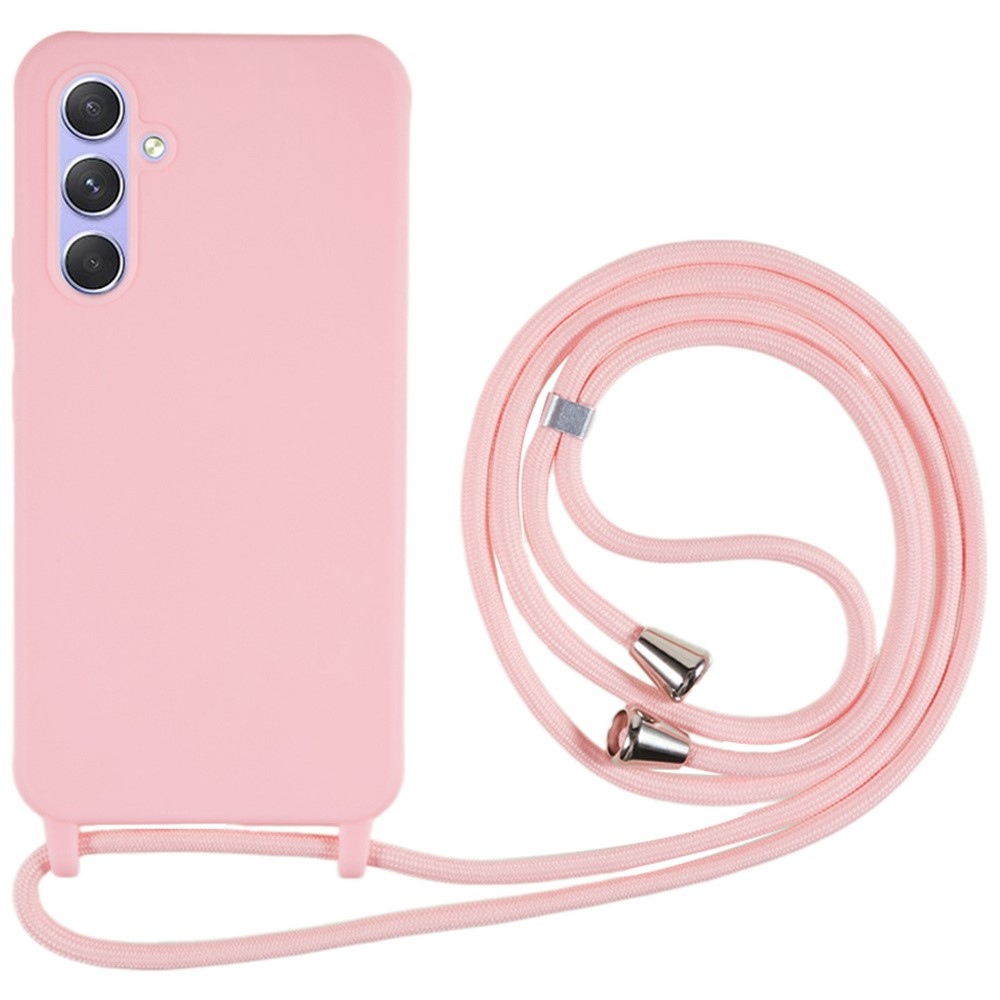 Lany gél tok zsinórral a Samsung Galaxy S26 FE-hez – rózsaszín