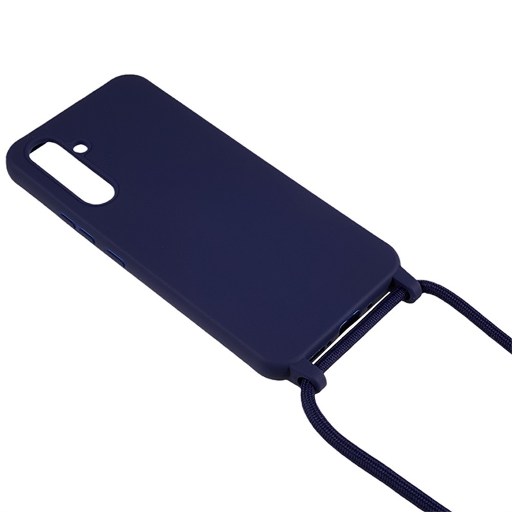 Lany gél tok zsinórral a Samsung Galaxy S26 FE-hez – sötétkék