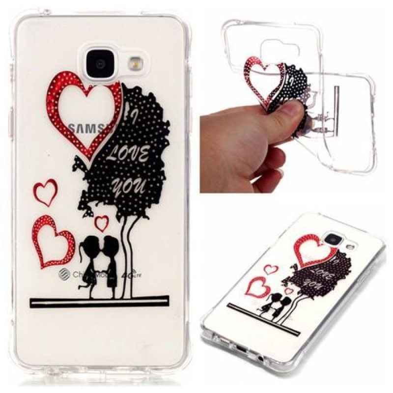 Laque zselés tok mobil Samsung Galaxy A3 (2016) - I love you