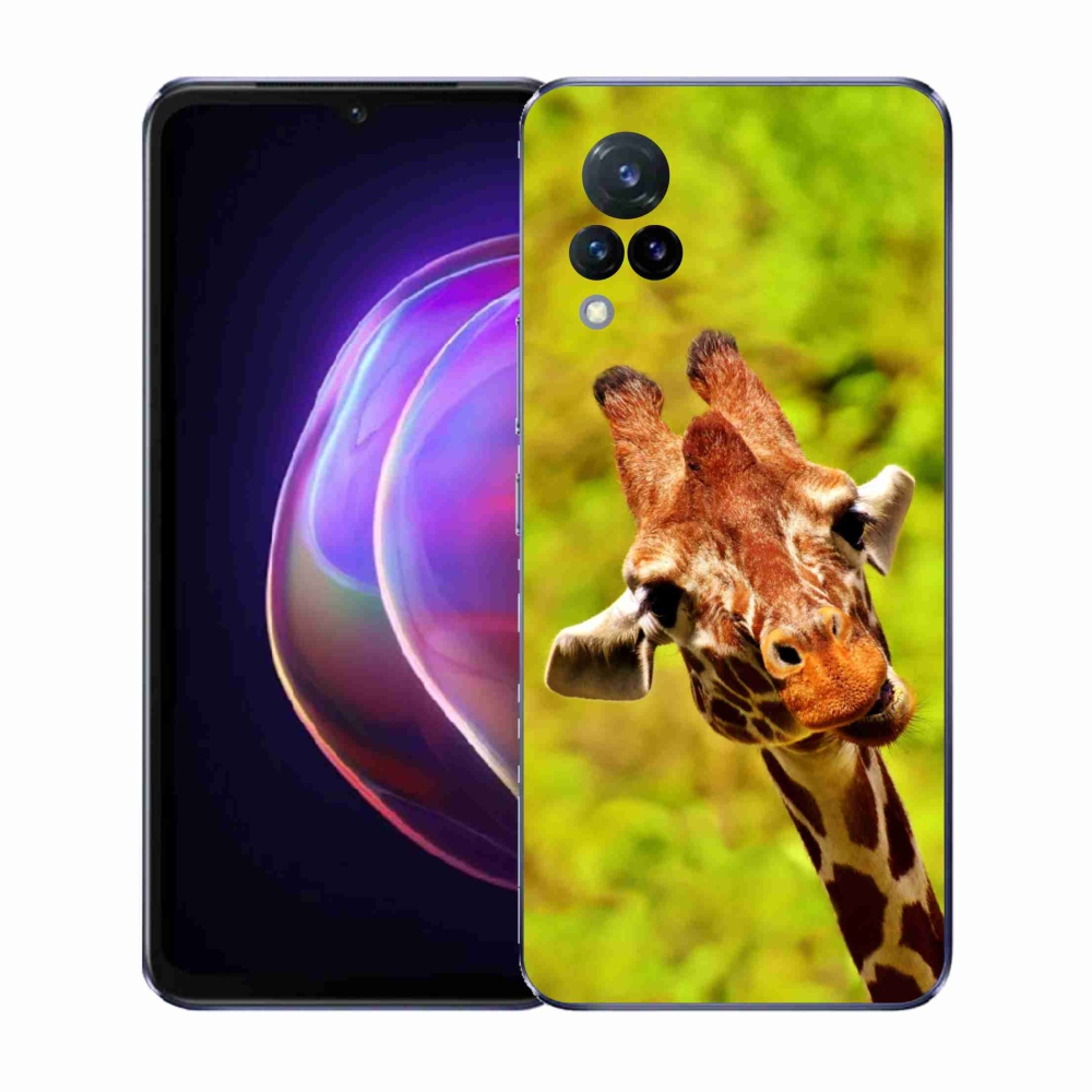 Gél borítás mmCase a Vivo V21 4G/5G készülékhez - zsiráf