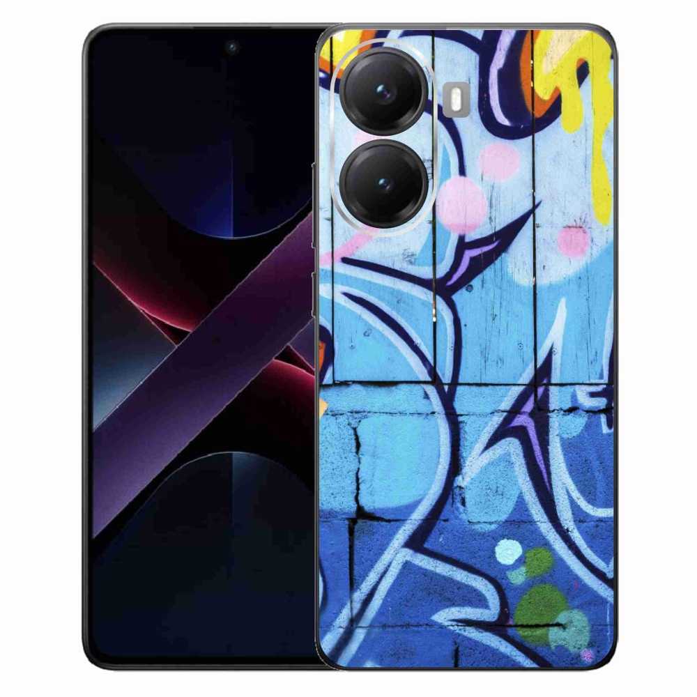 Gél borítás mmCase a Xiaomi Poco X7 Pro 5G számára - graffiti