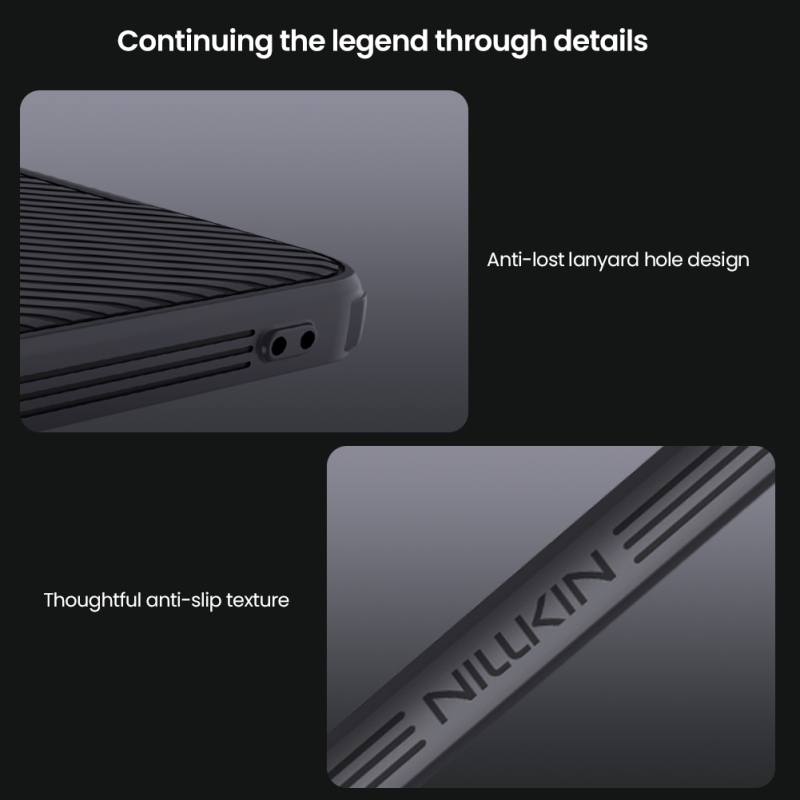 Nillkin CamShield PRO hátlap a OnePlus 13R-hez Fekete