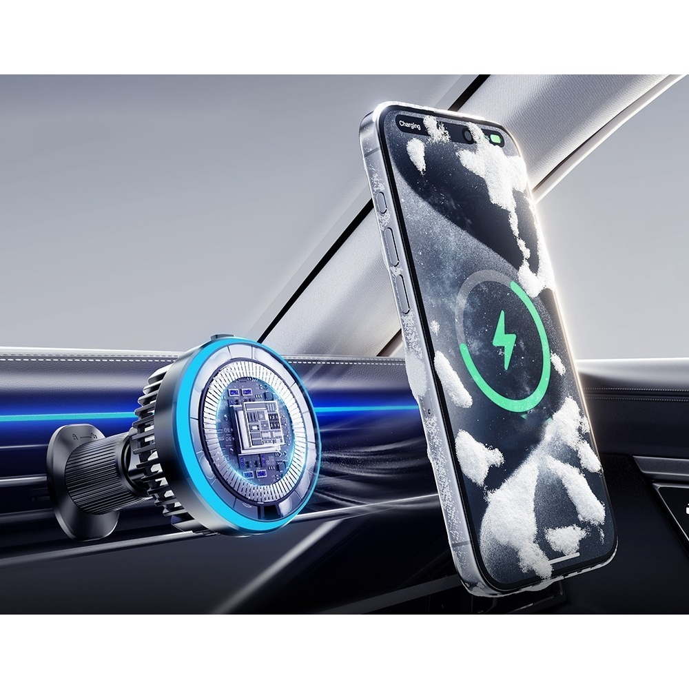 Essager mágneses vezeték nélküli autós töltő 15W hűtéssel