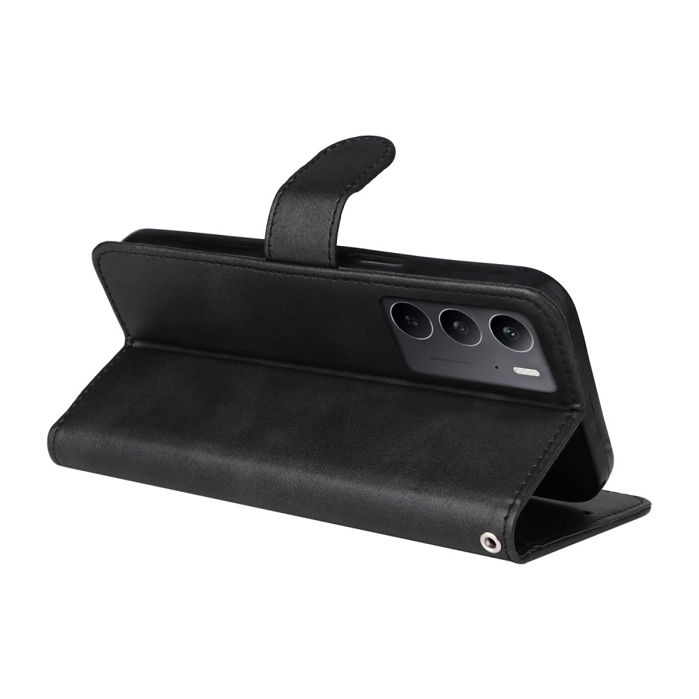 Könyvtáska a Realme 14x 5G/Realme C75 készülékhez - fekete