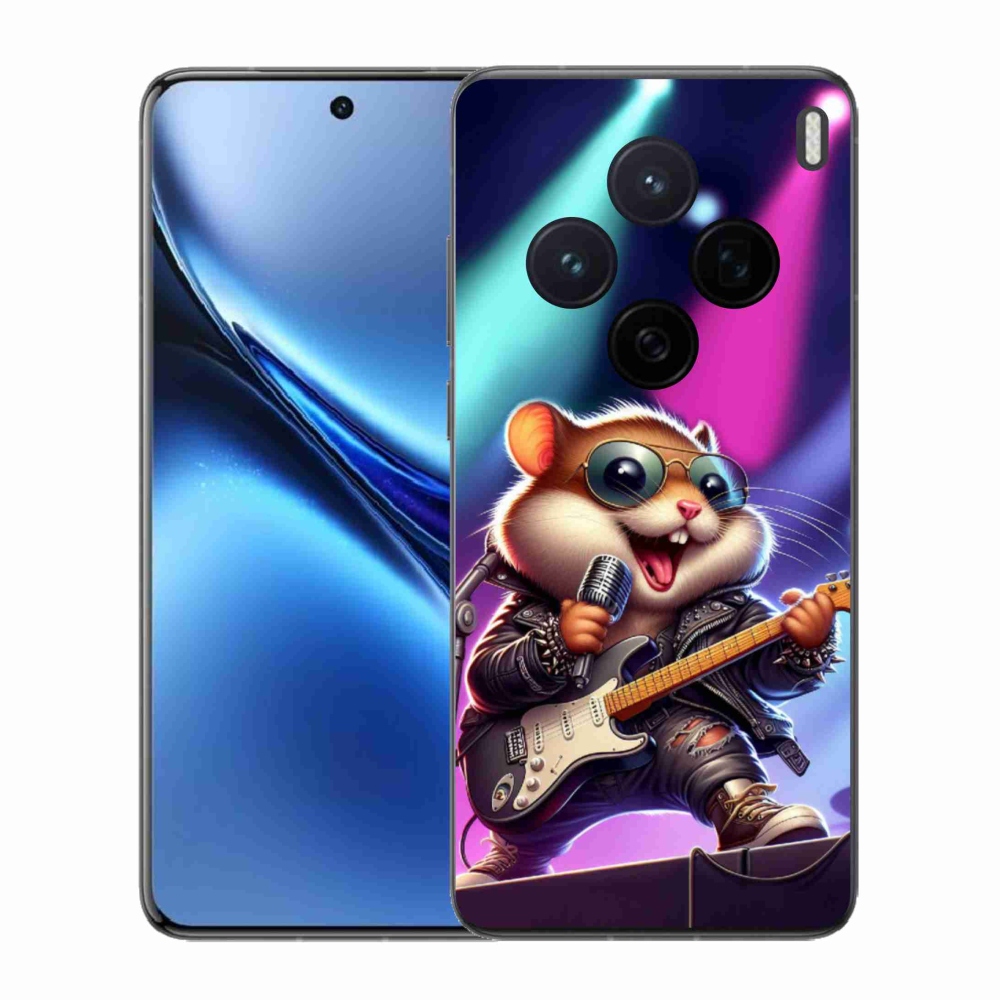 Zselés borítás mmCase a Vivo X200 5G-hez - hörcsög hintaló