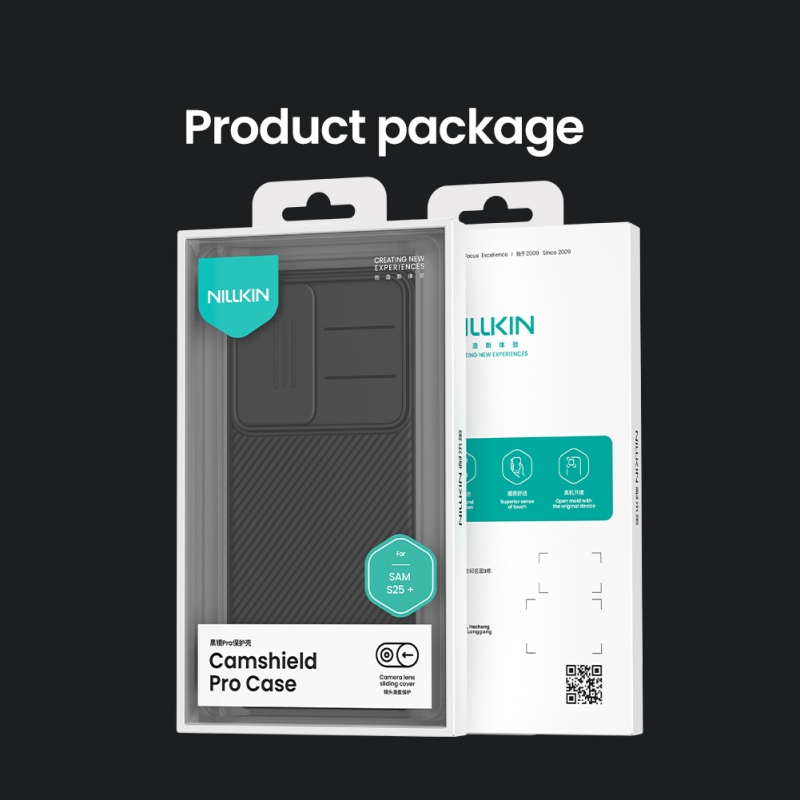 Nillkin CamShield PRO hátlap a Samsung Galaxy S25+ készülékhez Fekete