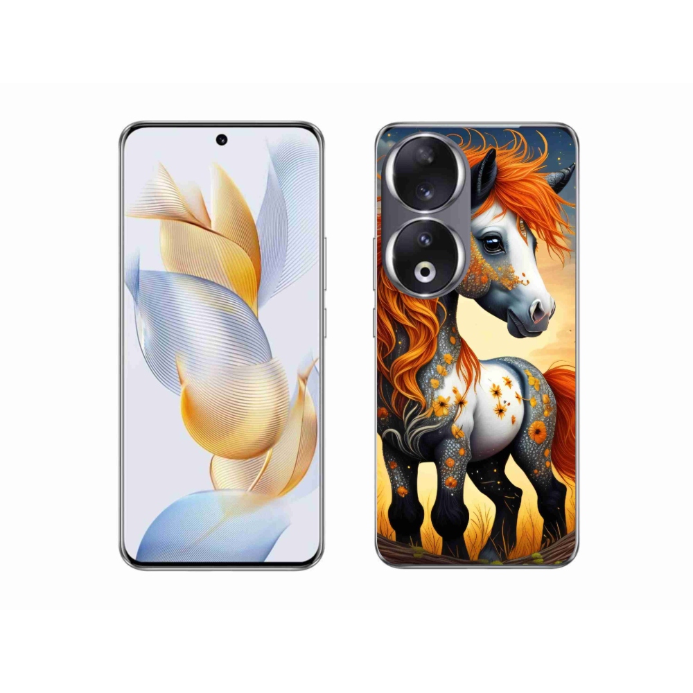 Zselés borító mmCase a Honor 90-hez - színes póni