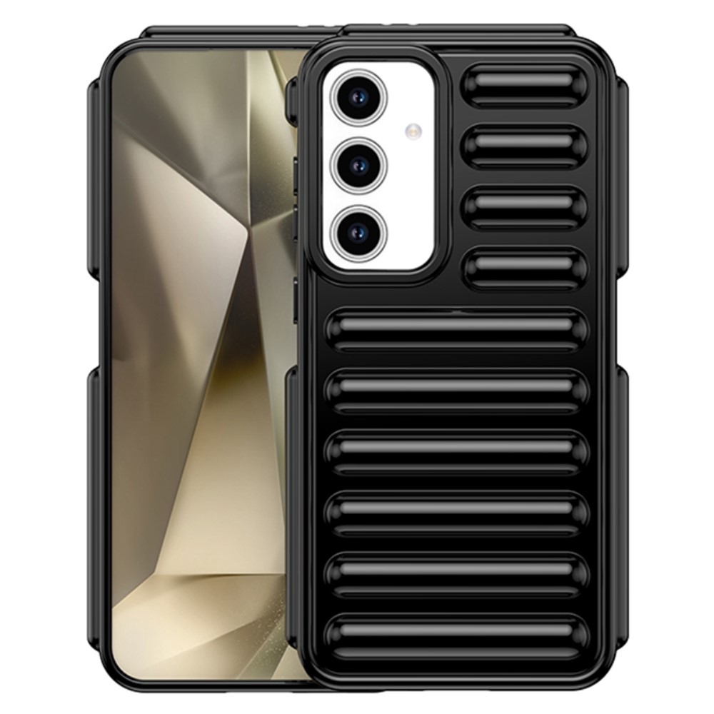 Kapszula tartós zselés tok Samsung Galaxy S24 FE készülékhez - fekete