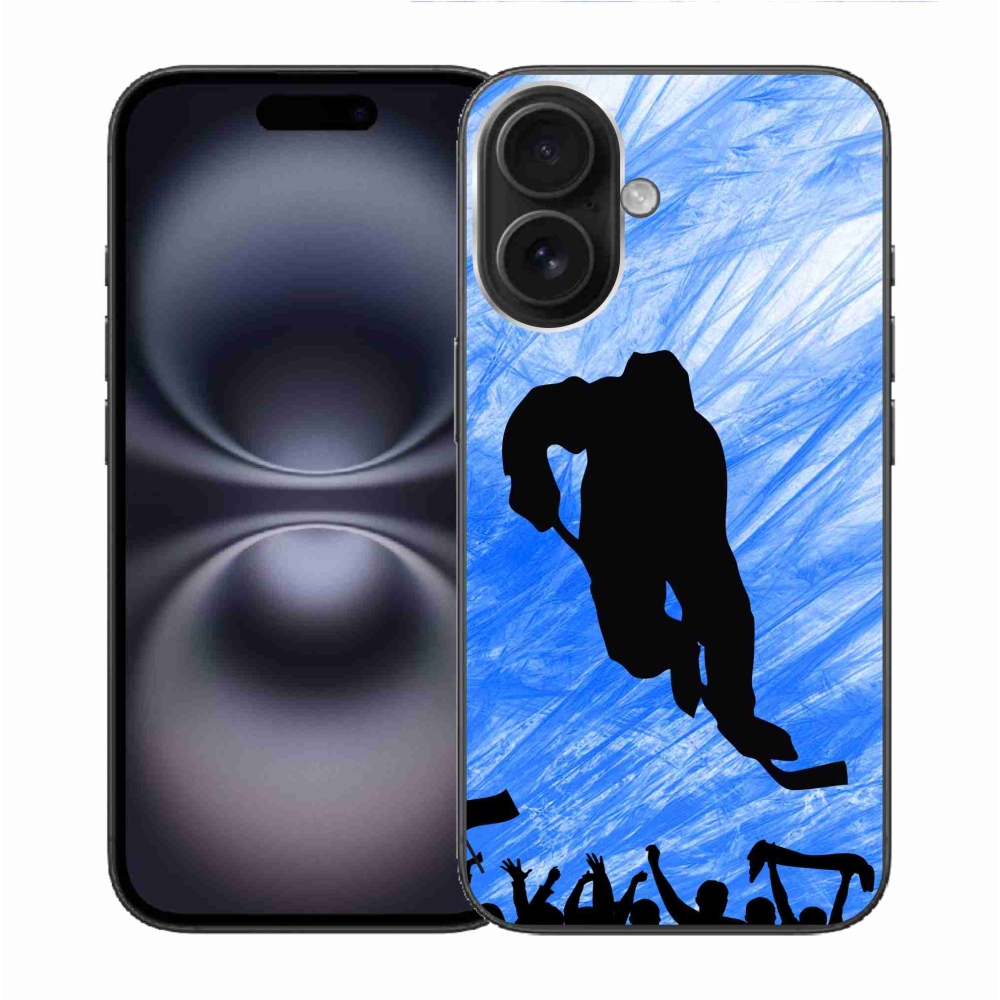 Gél borítás mmCase iPhone 16-hoz - hokis játékos