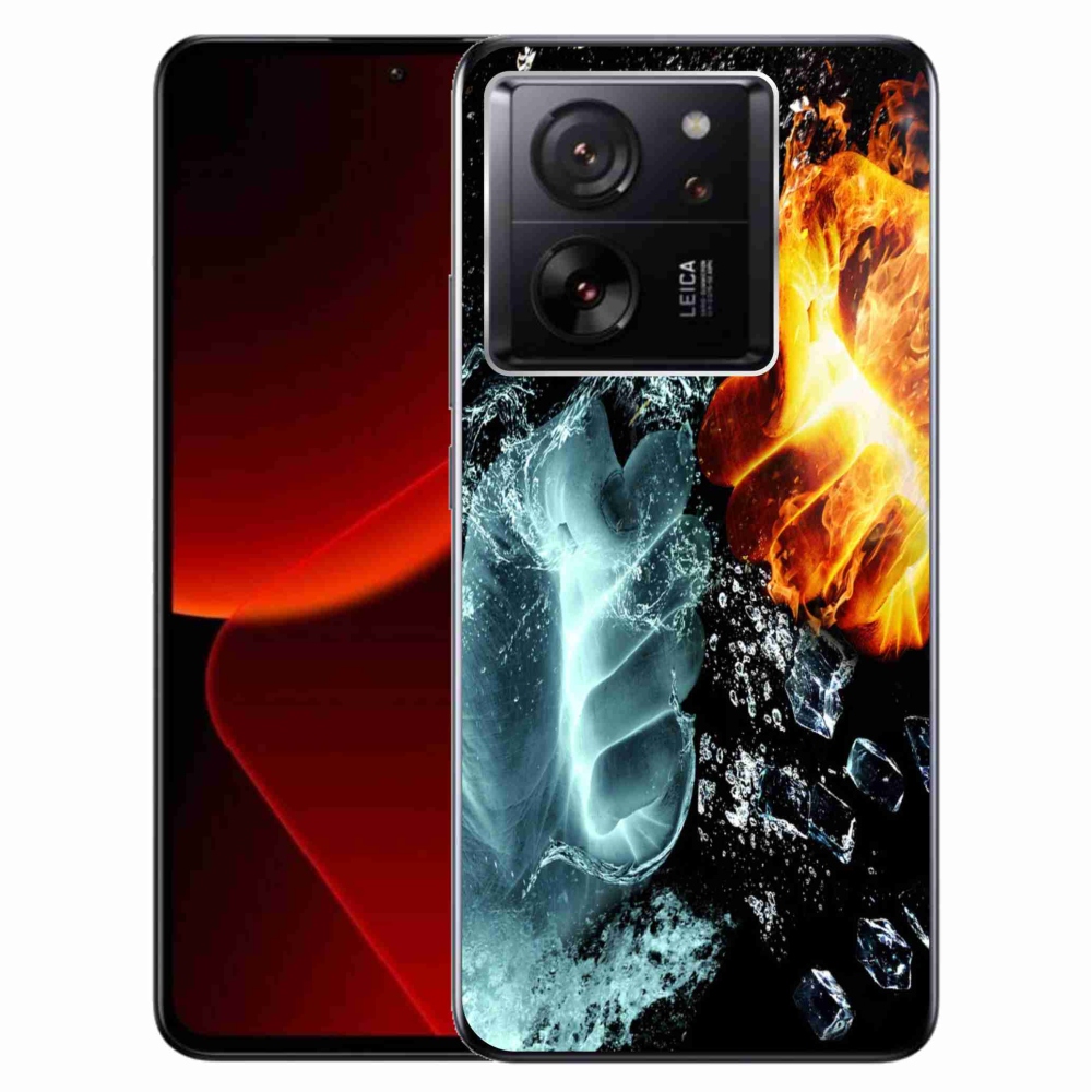 Gél borítás mmCase a Xiaomi 13T/13T Pro számára - víz és tűz