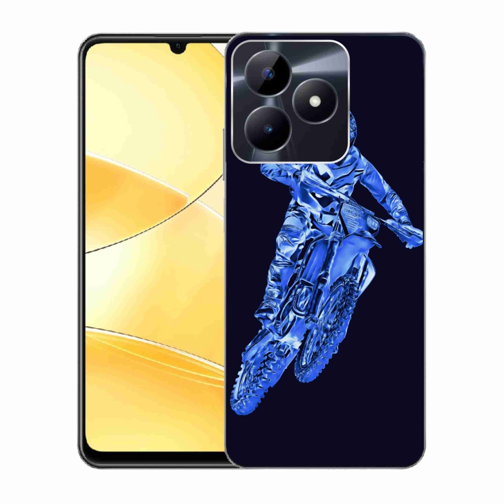 Zselés borítás mmCase a Realme C51/C53 készülékhez - motocross 1