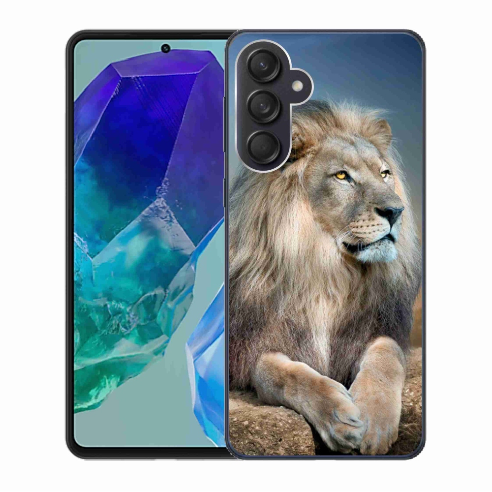 Gél tok mmCase a Samsung Galaxy M55 5G készülékhez - Lion 1
