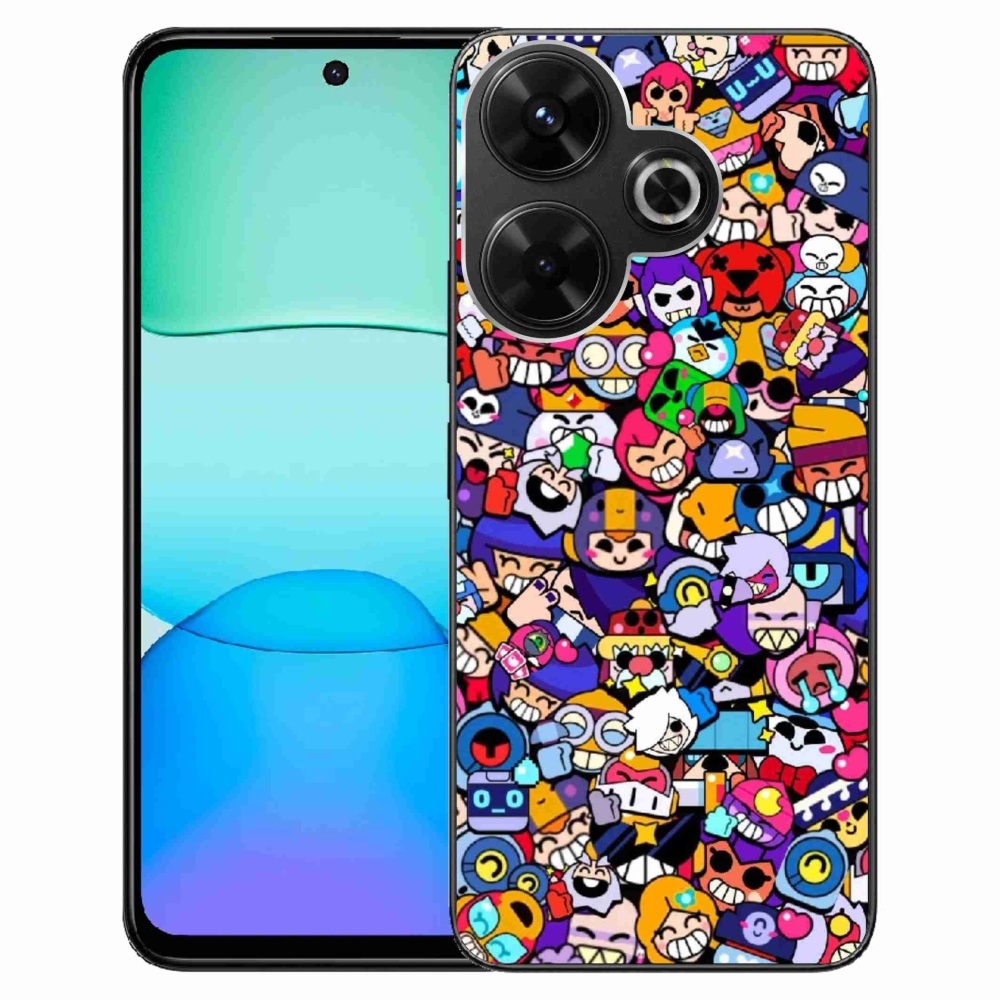 Gél borítás mmCase a Xiaomi Redmi 13 4G/Poco M6 4G - brawl stars 2