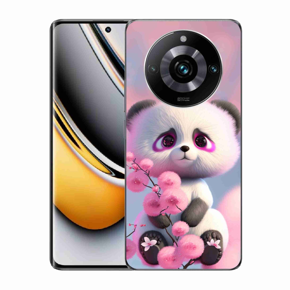 Gél borítás mmCase a Realme 11 Pro/11 Pro+ készülékhez - aranyos panda 1