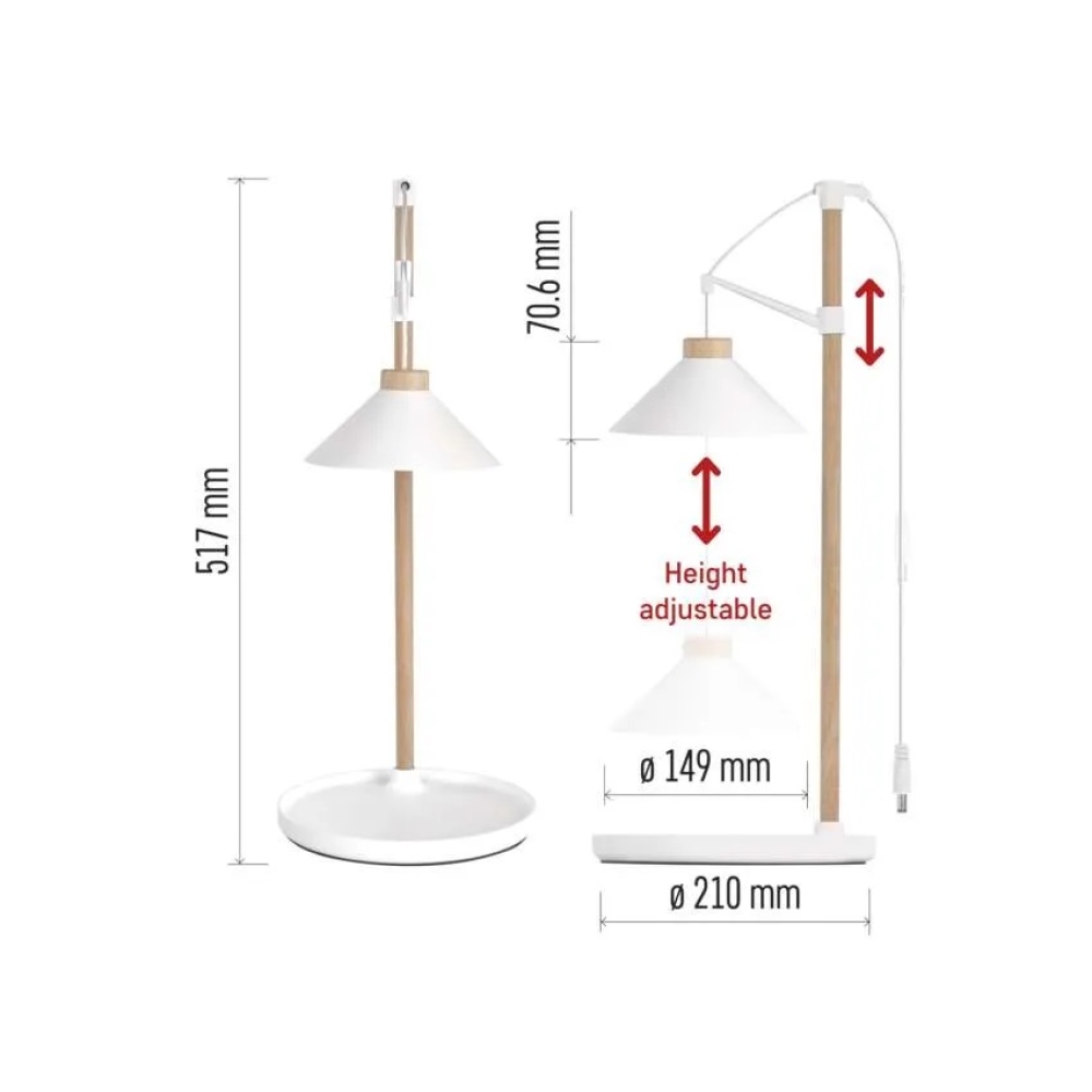 LED GROW termesztőlámpa 7 W, időzítővel - fehér