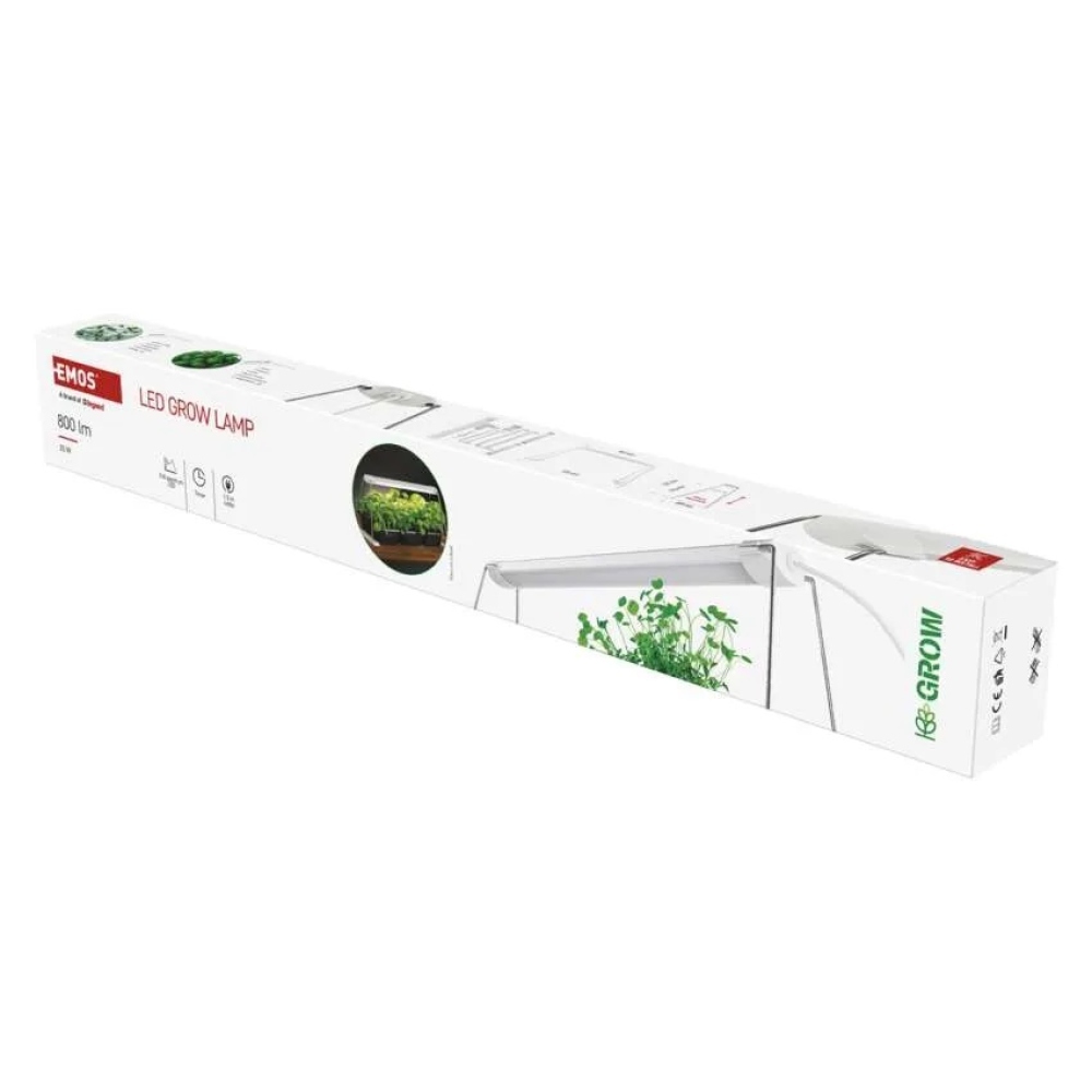 LED GROW palántanevelő lámpa 15 W, időzítővel - fehér