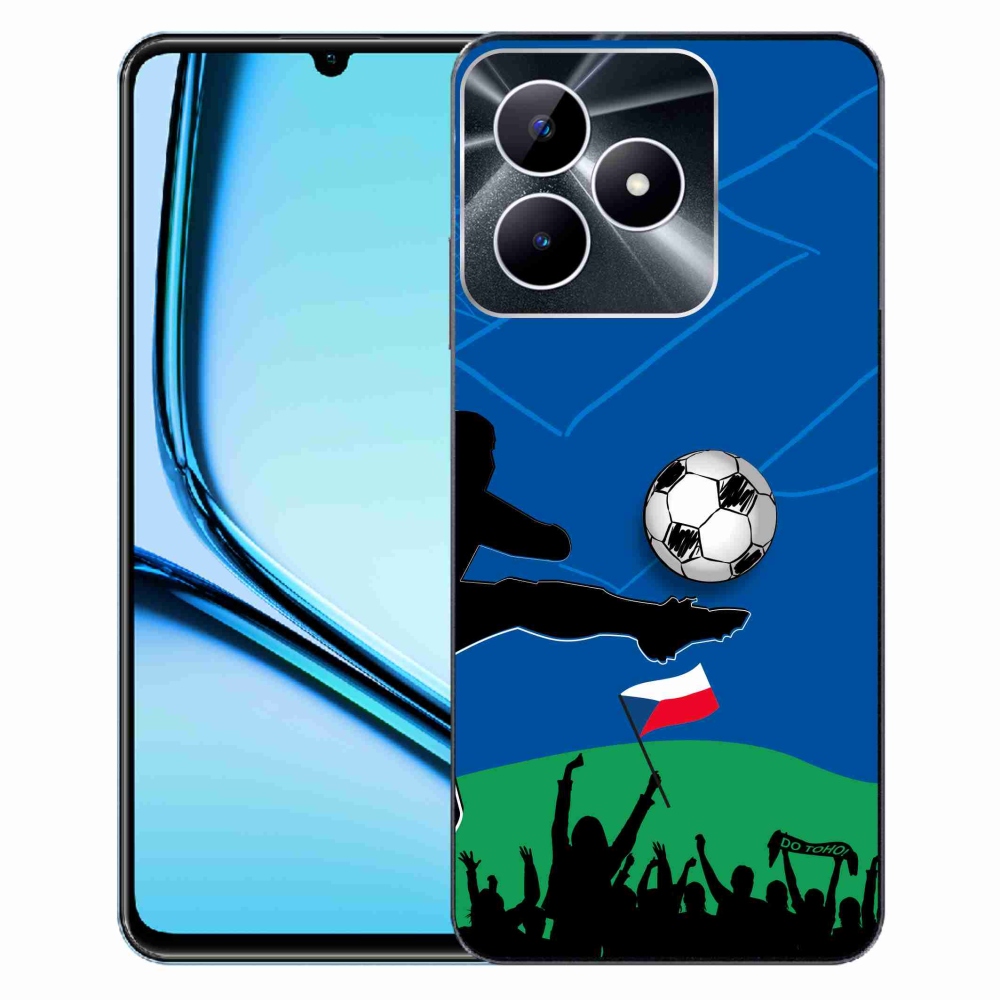 Gél borítás mmCase a Realme Note 50 készülékhez - futballrajongóknak