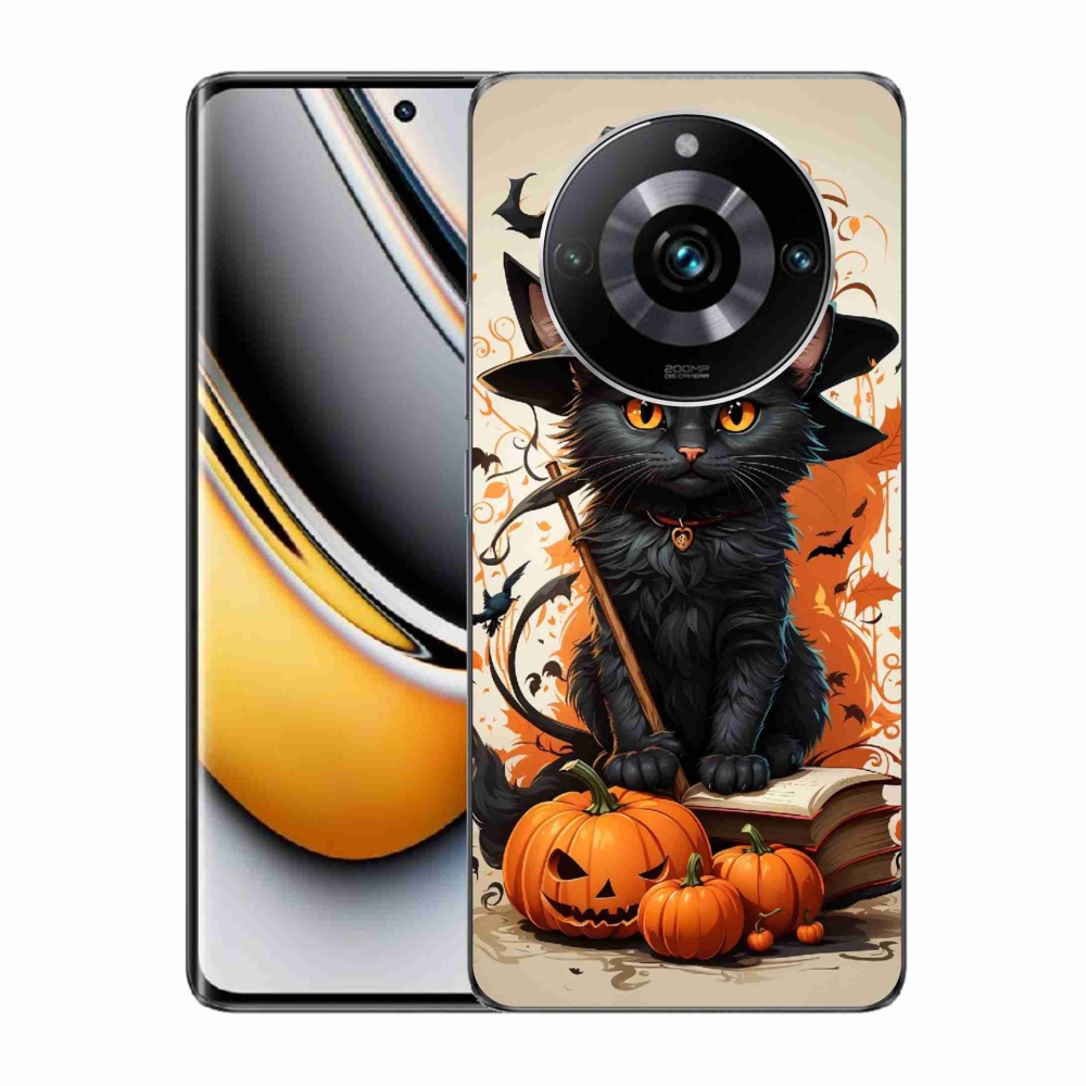 Zselés borítás mmCase a Realme 11 Pro/11 Pro+ készülékhez - cat wizard