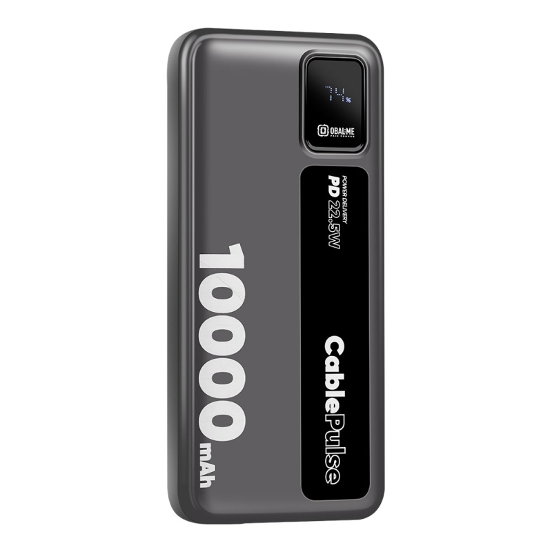 CSOMAGOLÁS: ME CablePulse Powerbank 10000mAh 22,5W Fekete