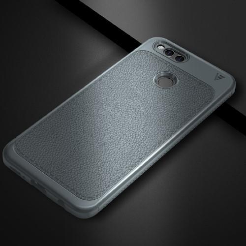 Just gél tok texturált hátlappal a Honor 7X készülékhez - szürke