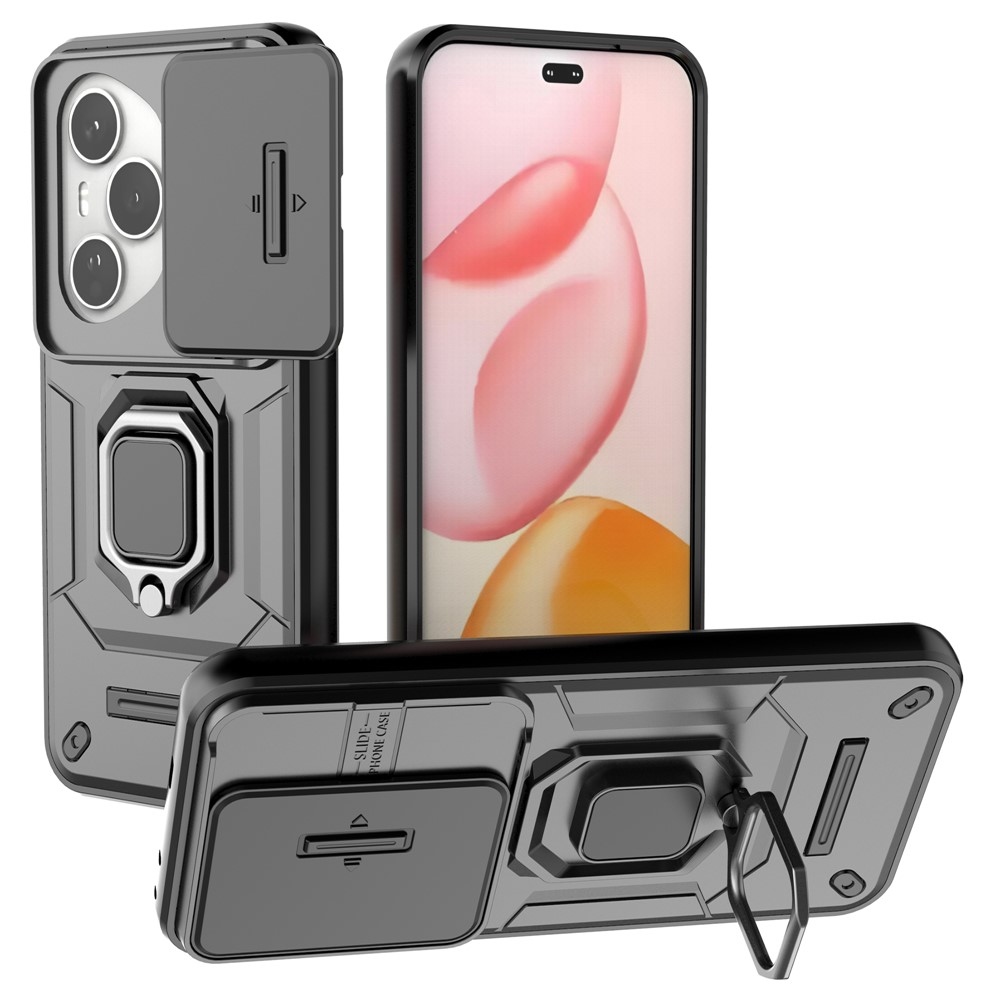 Objektív ellenálló borítás Honor 400 Pro-hoz - fekete