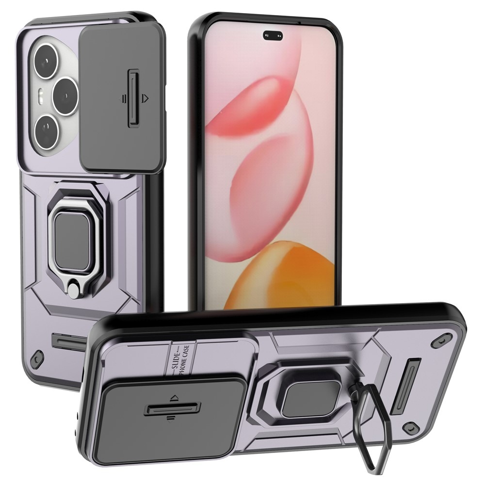 Objektív ellenálló borítás Honor 400 Pro-hoz - lila