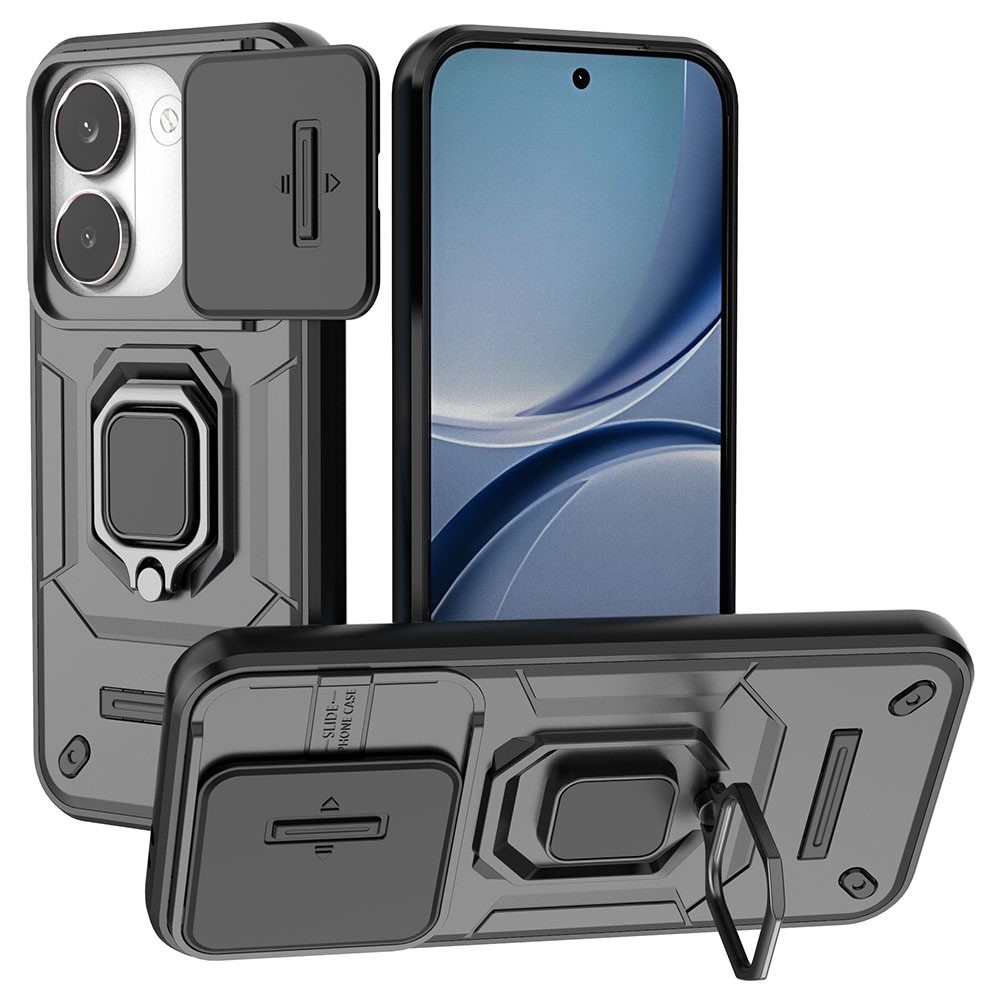 Lencseálló borítás a Xiaomi Poco X8 Pro 5G készülékhez - fekete