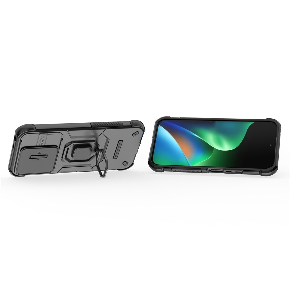 Lens ütésálló tok a Xiaomi Redmi 17 4G/5G-hez – fekete