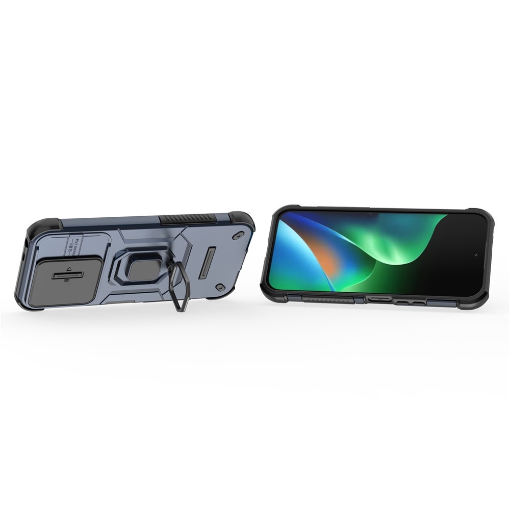 Lens strapabíró tok a Xiaomi Redmi 17 4G/5G-hez – kék