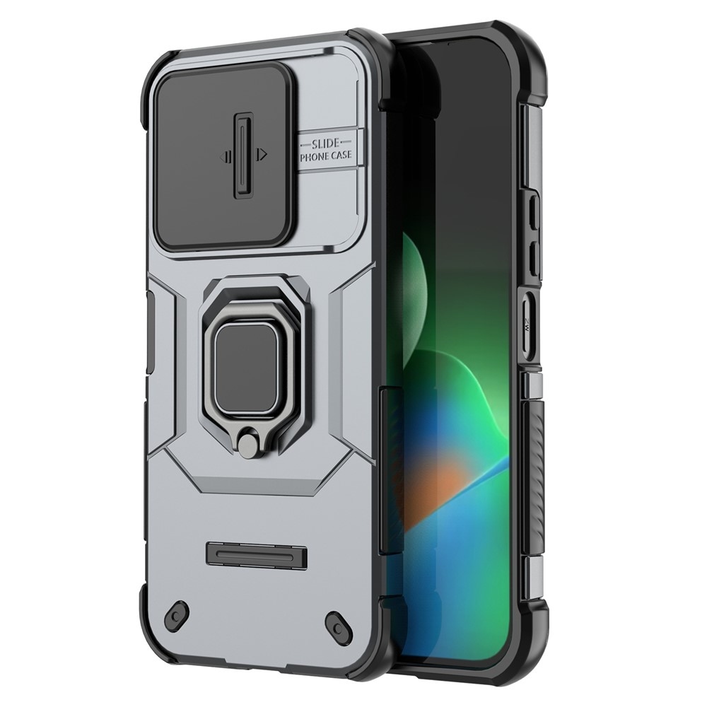 Lens strapabíró tok a Xiaomi Redmi 17 4G/5G-hez – szürke