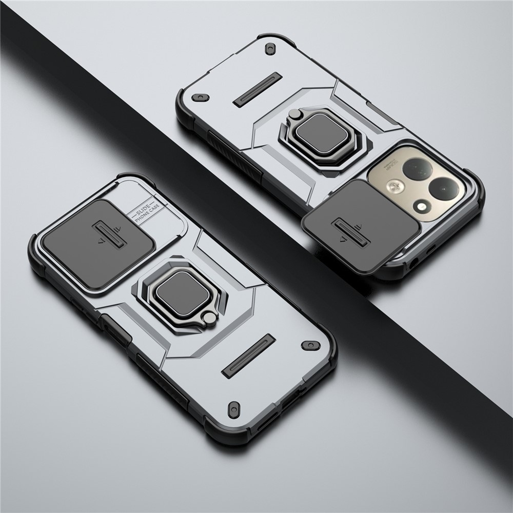 Lens strapabíró tok a Xiaomi Redmi 17 4G/5G-hez – szürke