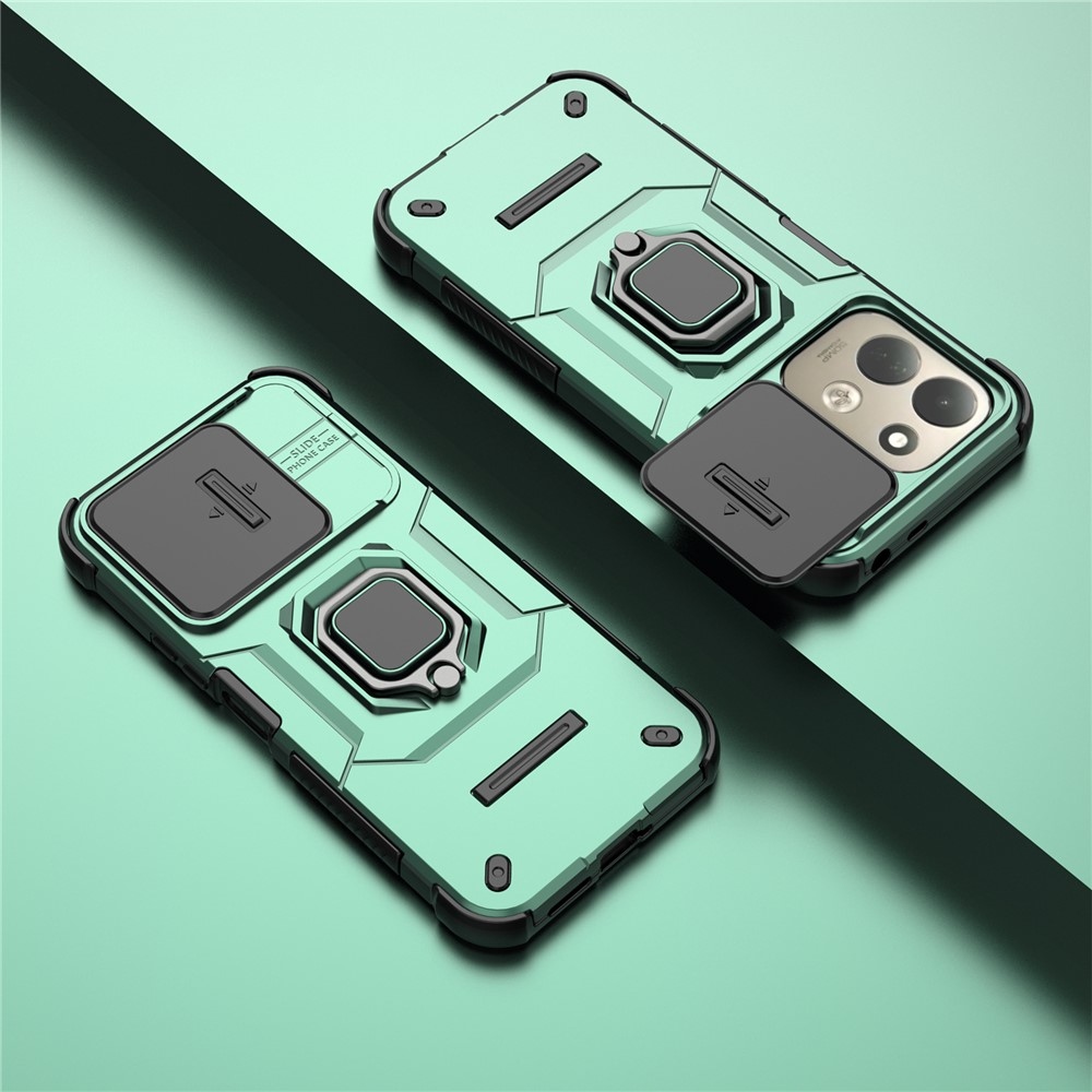 Lens strapabíró tok a Xiaomi Redmi 17 4G/5G-hez – zöld