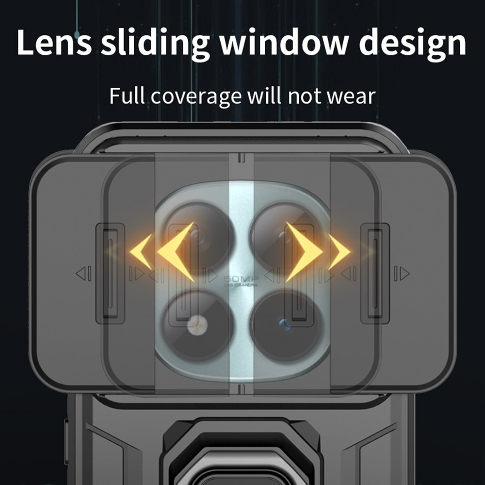 Lencseálló borítás Xiaomi Redmi Note 15 Pro+ 5G/Xiaomi Poco M8 Pro 5G - fekete