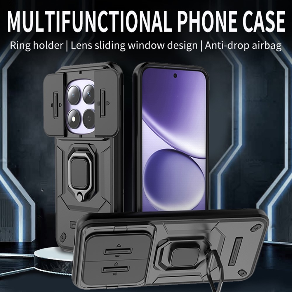 Lencseálló borítás a Xiaomi Redmi Note 15 Pro 5G készülékhez - fekete