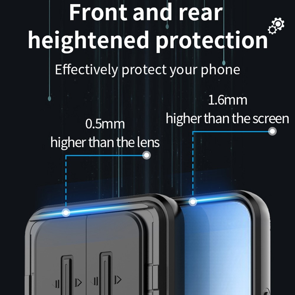 Lencseálló borítás Xiaomi Redmi Note 15 Pro+ 5G/Xiaomi Poco M8 Pro 5G - fekete