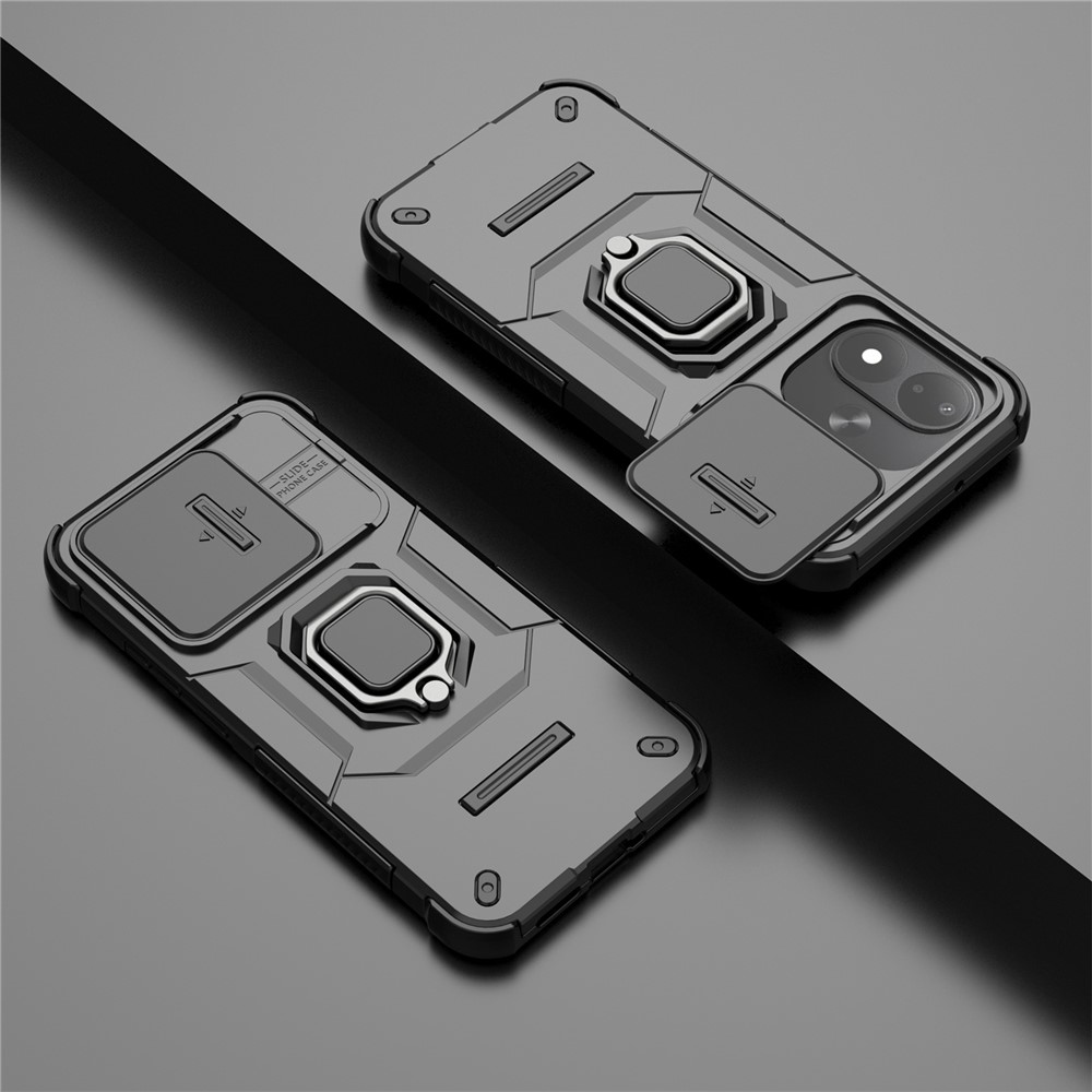 Lens strapabíró tok a Xiaomi Redmi Note 17 4G/5G-hez – fekete