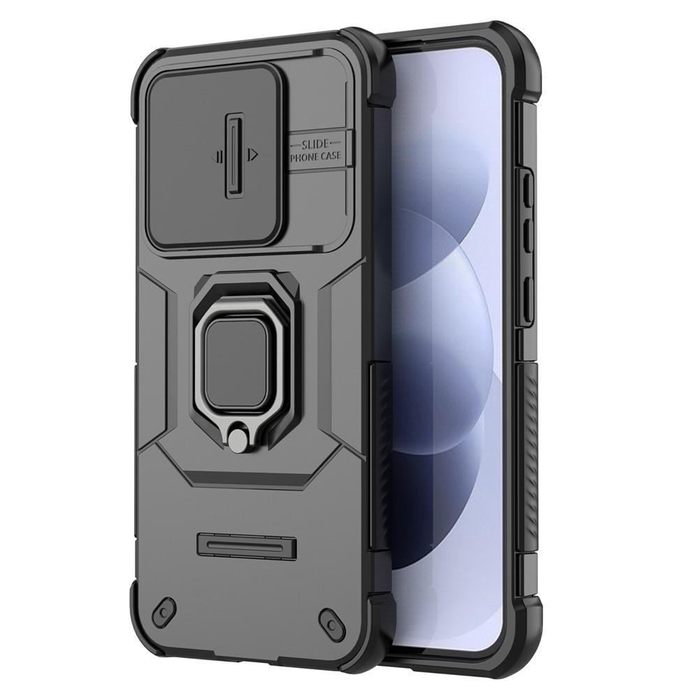 Lens strapabíró tok a Xiaomi Redmi Note 17 4G/5G-hez – fekete