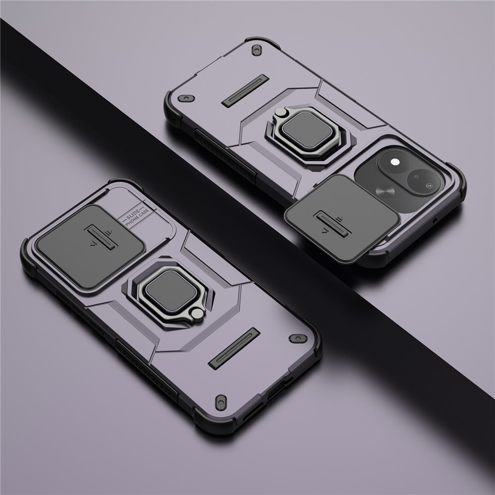 Lens strapabíró tok a Xiaomi Redmi Note 17 4G/5G-hez – lila