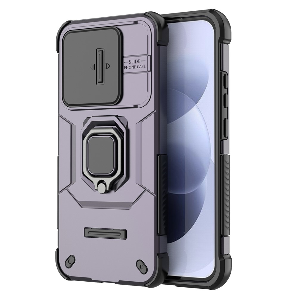 Lens strapabíró tok a Xiaomi Redmi Note 17 4G/5G-hez – lila